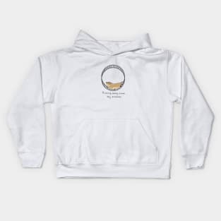 Running away from my problems Kids Hoodie